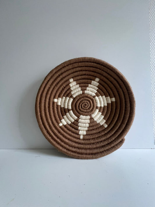 Panier en osier marocain