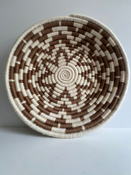 Panier en osier marocain