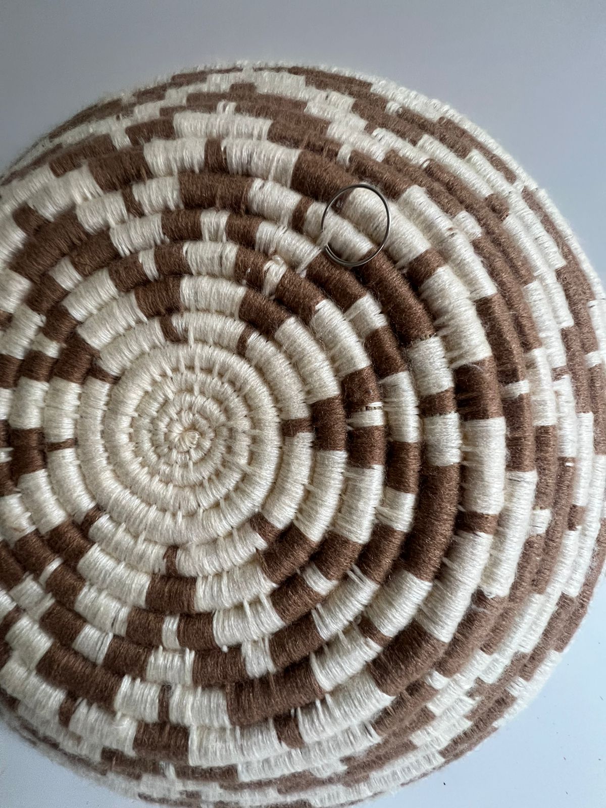 Panier en osier marocain