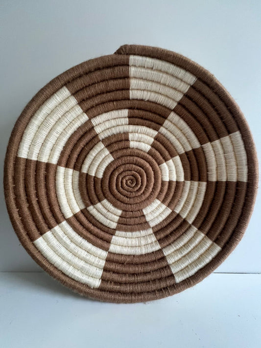 Panier en osier marocain