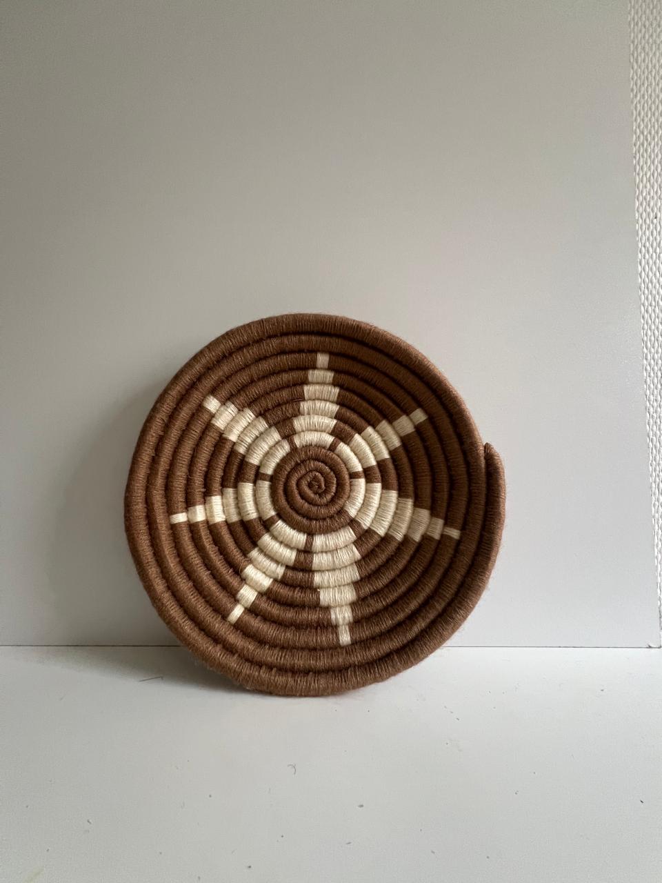 Panier en osier marocain